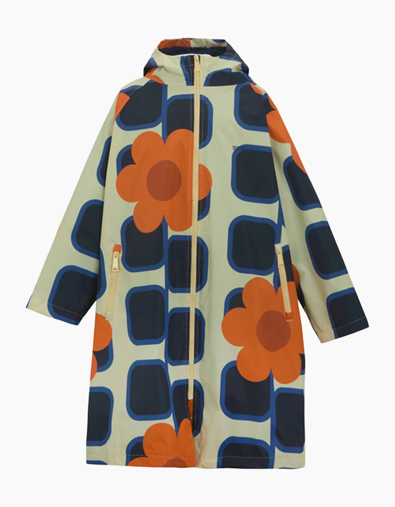 Girls Orla Kiely Giant Square Flower Changing Robe