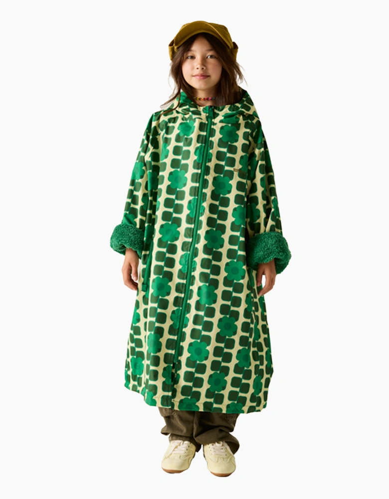 Girls Orla Kiely Giant Square Flower Changing Robe