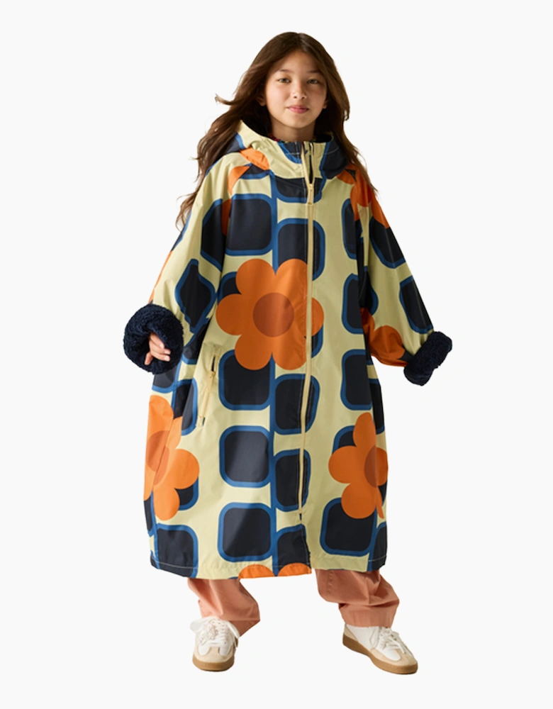 Girls Orla Kiely Giant Square Flower Changing Robe