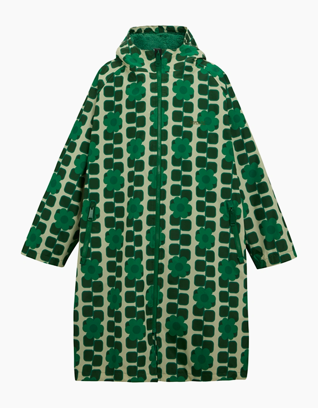 Girls Orla Kiely Giant Square Flower Changing Robe, 6 of 5