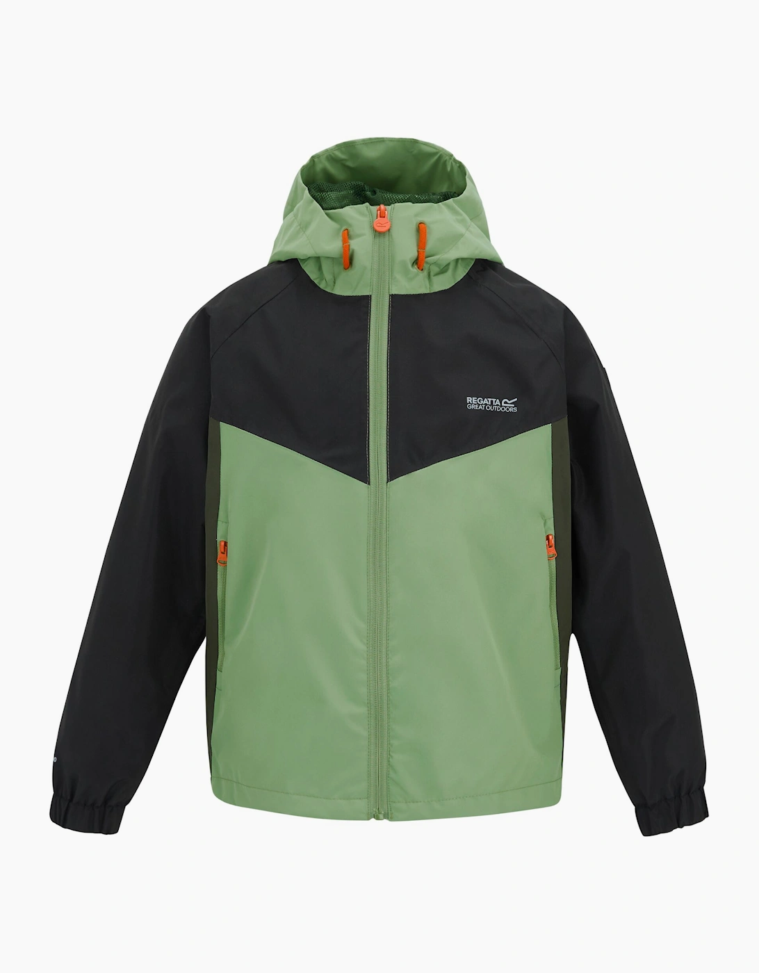 Boy's Regatta Childrens/Kids Hanleigh Waterproof Jacket - Green - Size: 14 years