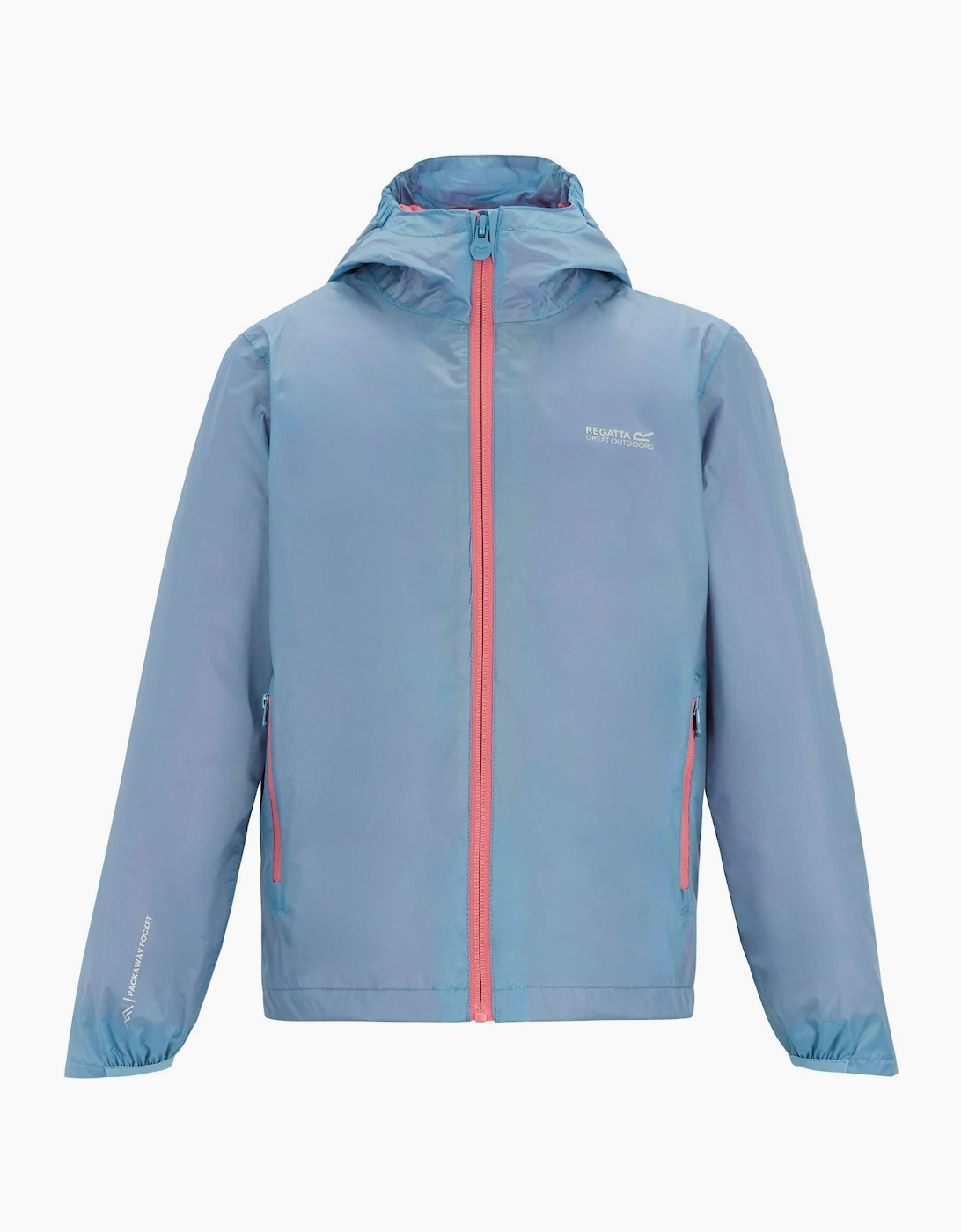 Regatta Boys Blue  Childrens/ Lever Waterproof Shell Jacket - Size 13 Years Kids