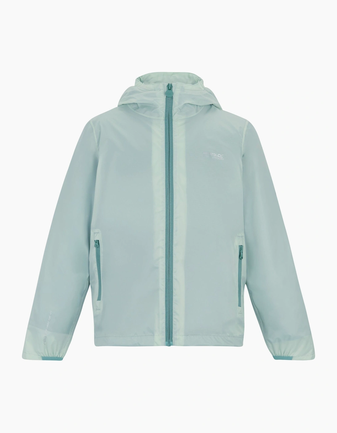 Regatta Boys Green  Childrens/ Lever Waterproof Shell Jacket - Size 11 Years/12 Years Kids