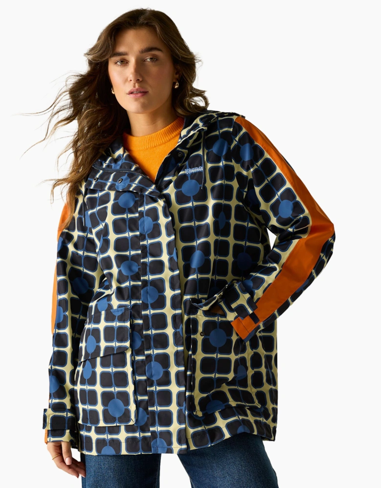 Womens/Ladies Orla Kiely Mid Length Waterproof Jacket