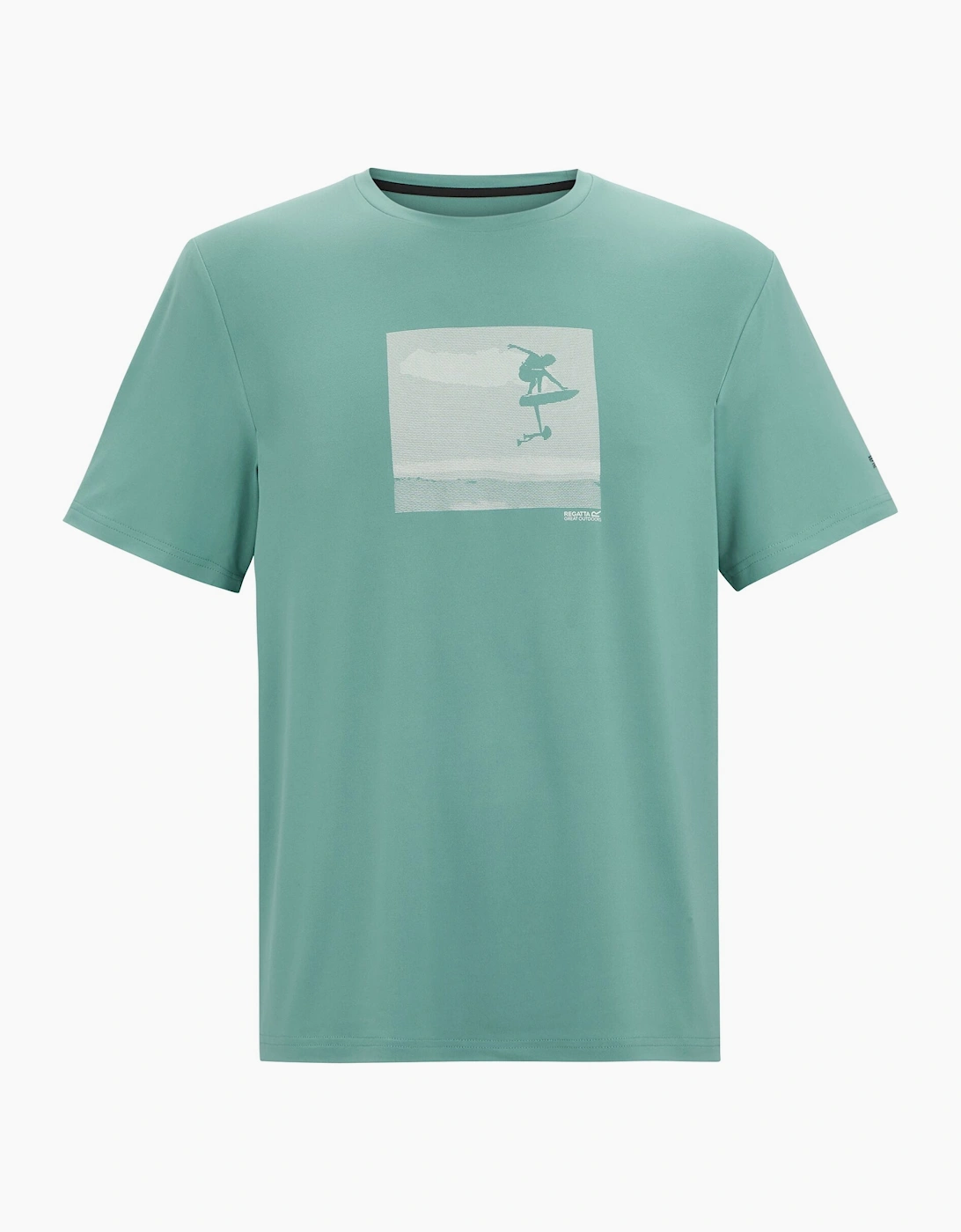 Regatta Men's Blue Fingal Hydrofoiling T-Shirt - Size: 46