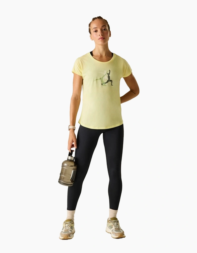 Womens/Ladies Serenity Yoga Pose T-Shirt