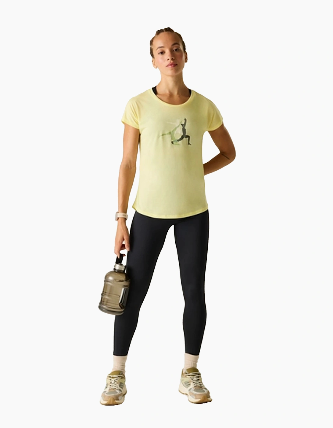 Womens/Ladies Serenity Yoga Pose T-Shirt