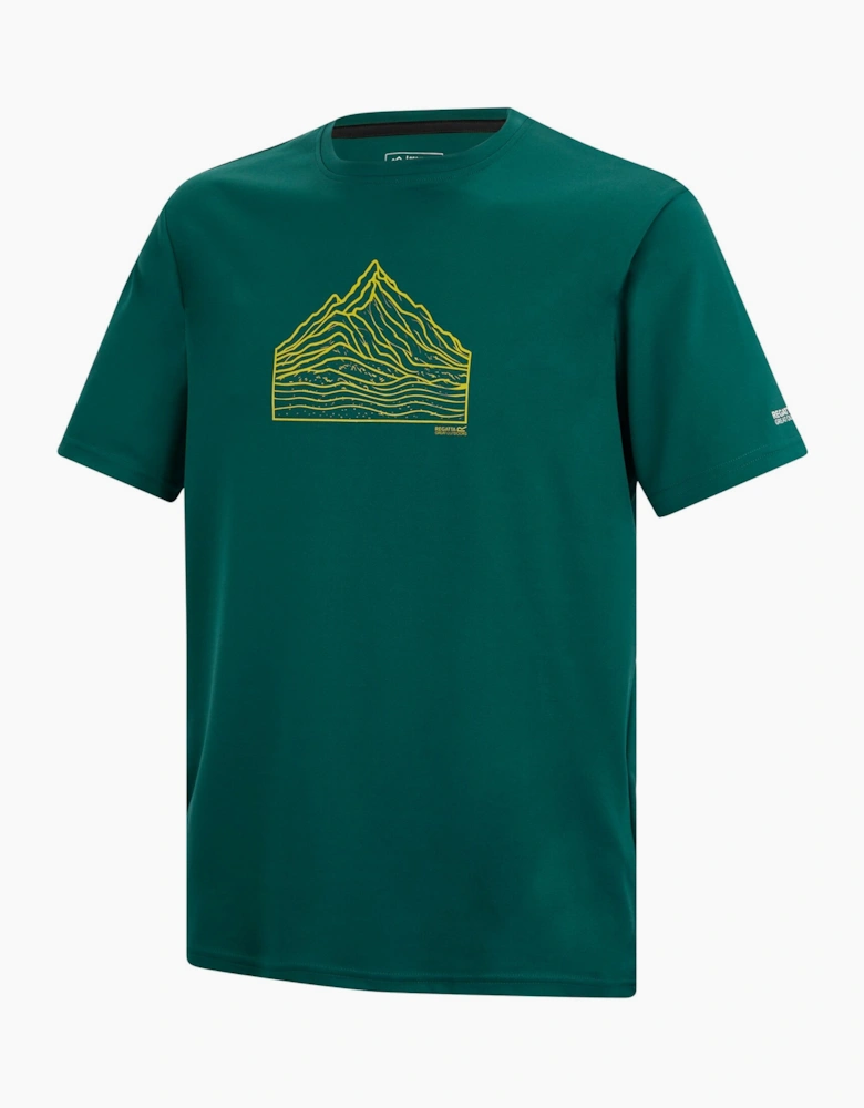 Mens Fingal Topographic T-Shirt