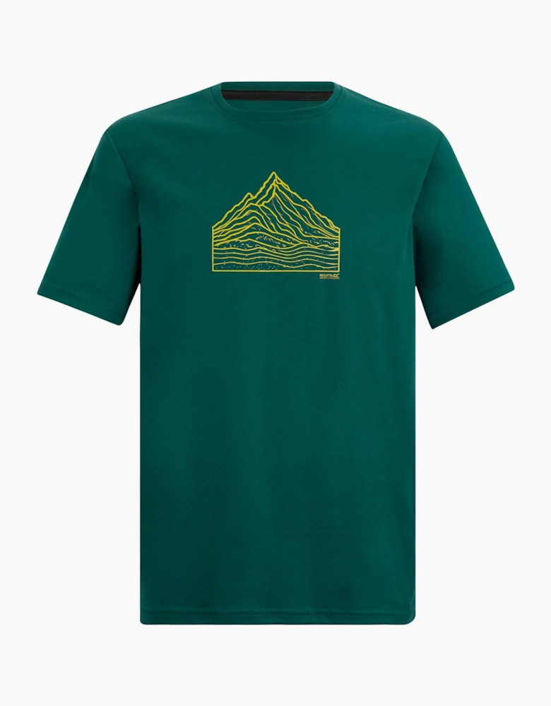 Mens Fingal Topographic T-Shirt
