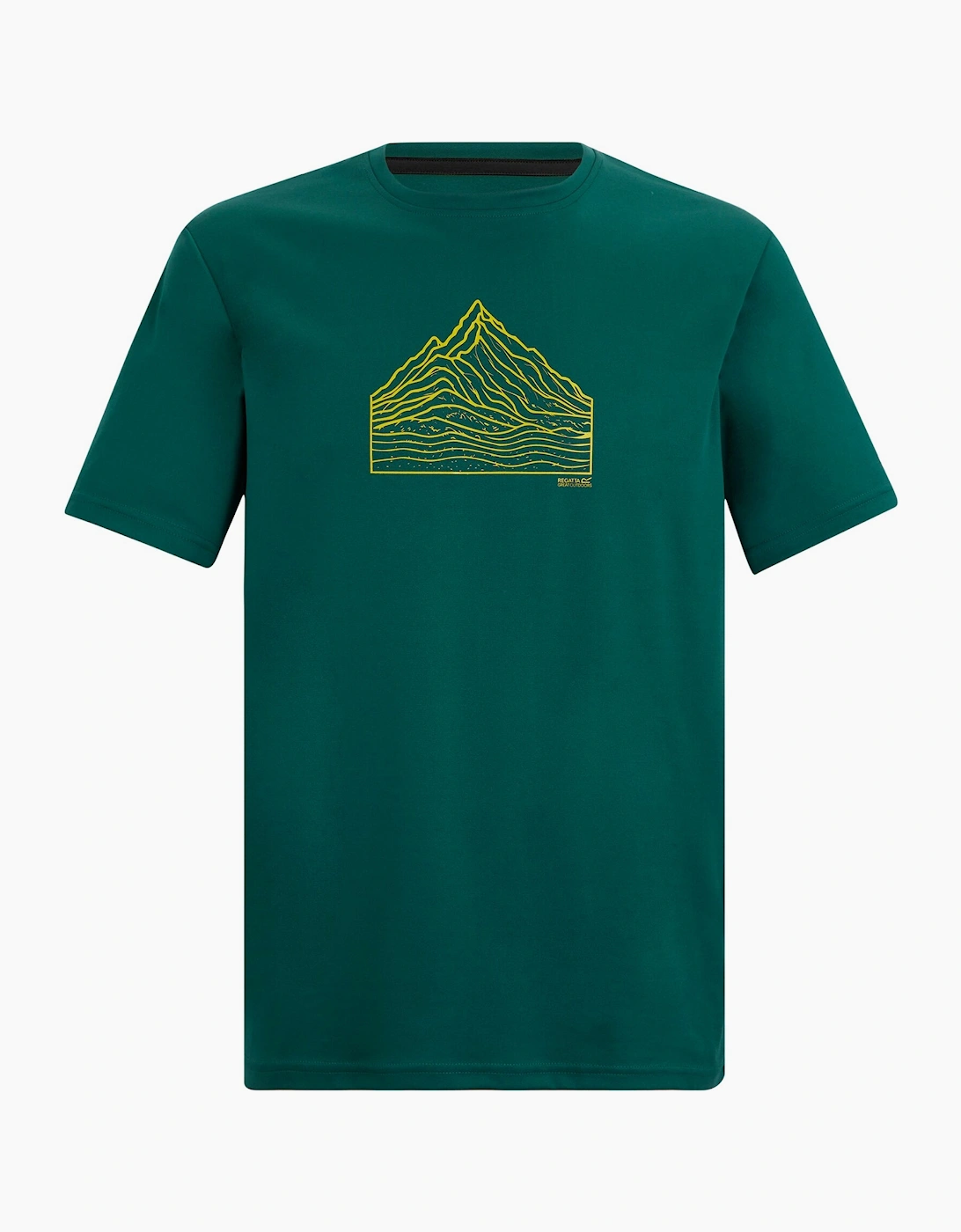 Regatta Men's Green Fingal Topographic T-Shirt - Size: 46