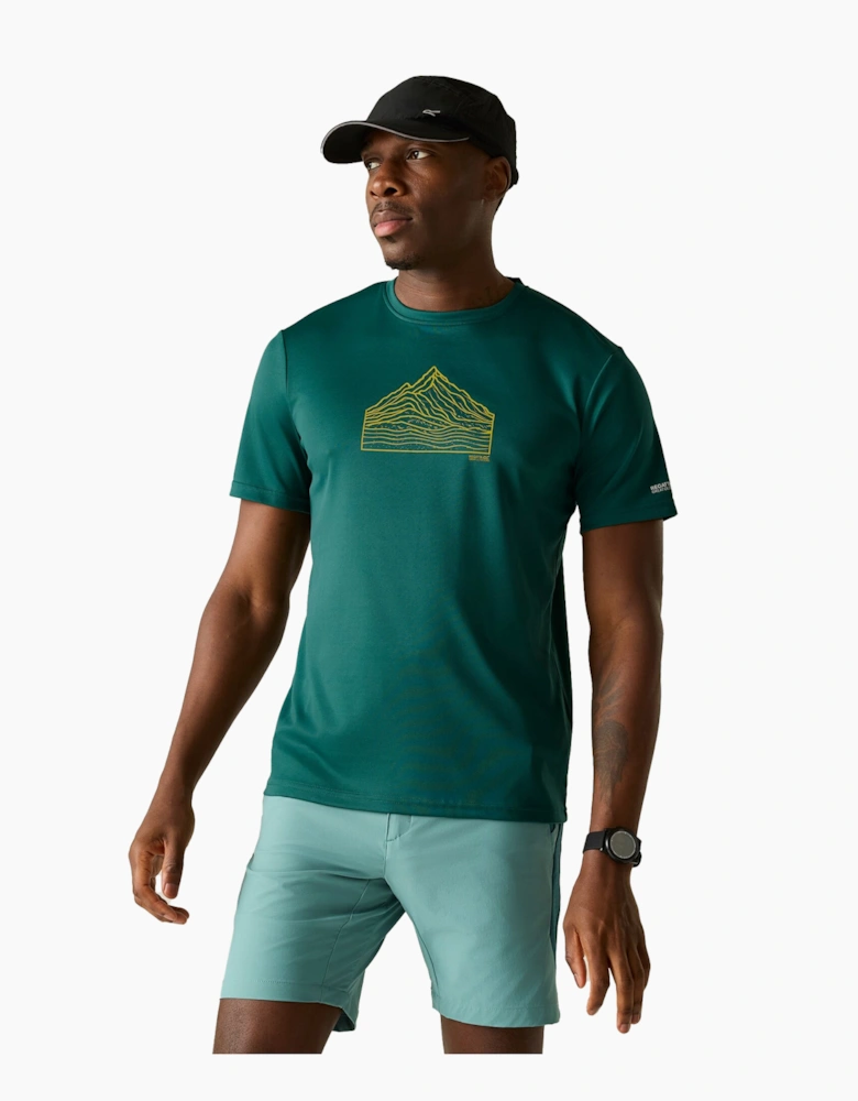 Mens Fingal Topographic T-Shirt