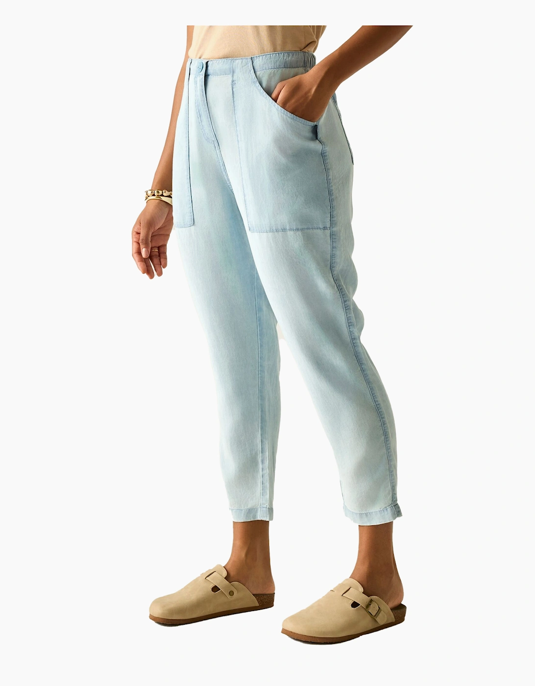 Womens/Ladies Shorebella Capri Trousers