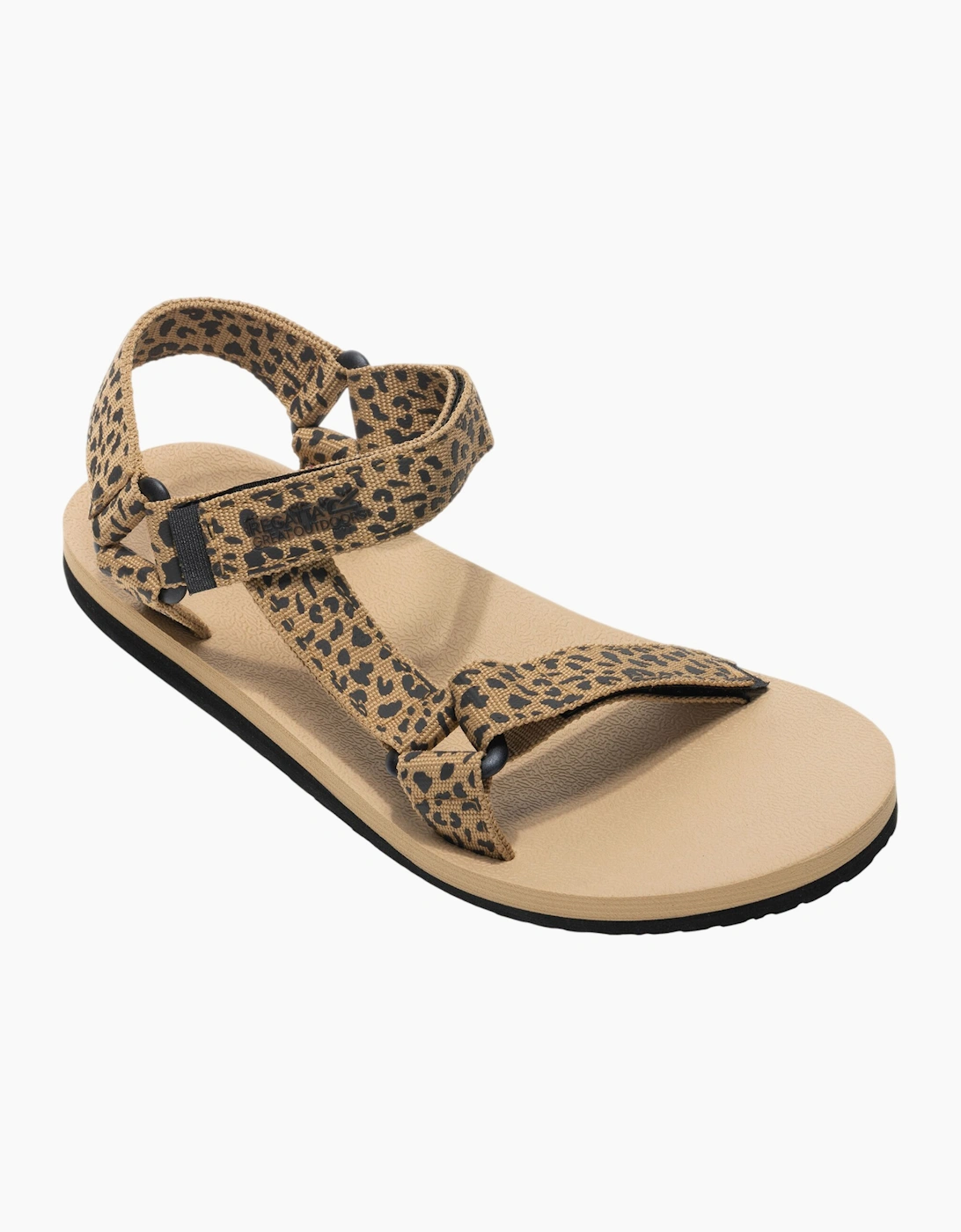 Womens/Ladies Vendeavour Leopard Print Sandals, 6 of 5