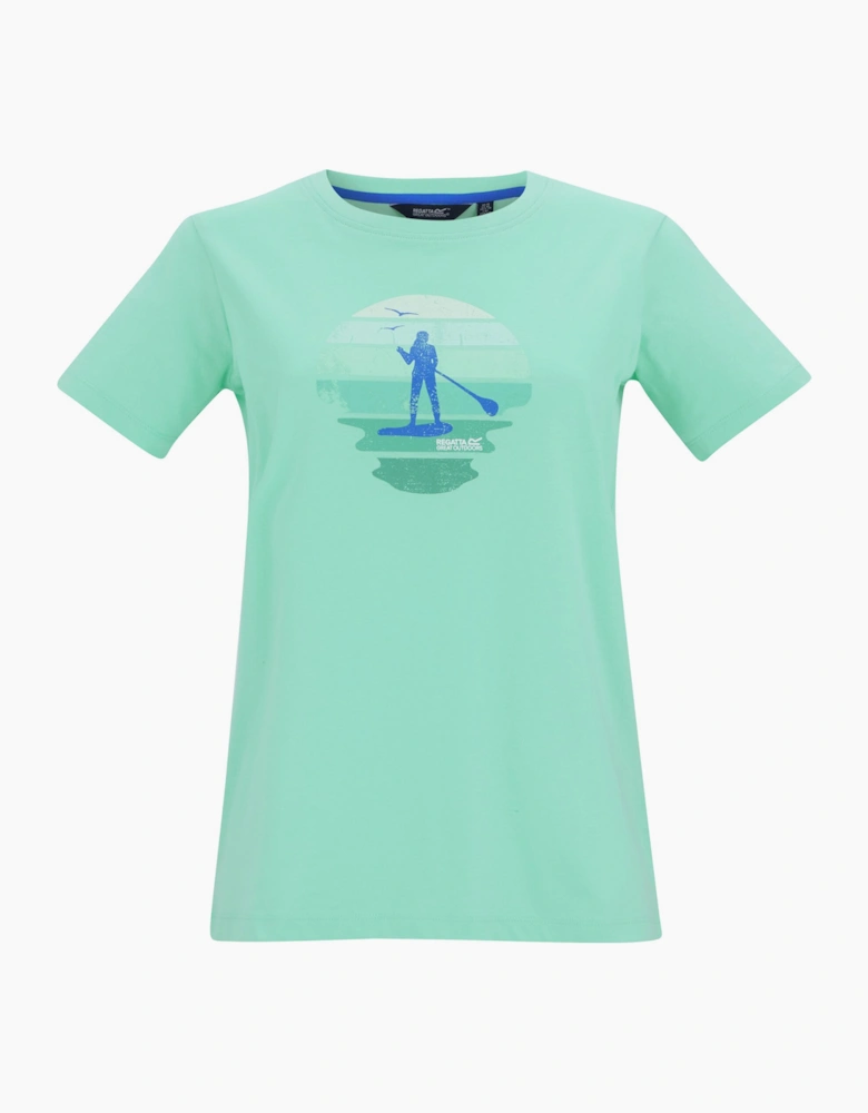 Womens/Ladies Filandra VX Sunset Paddleboard T-Shirt