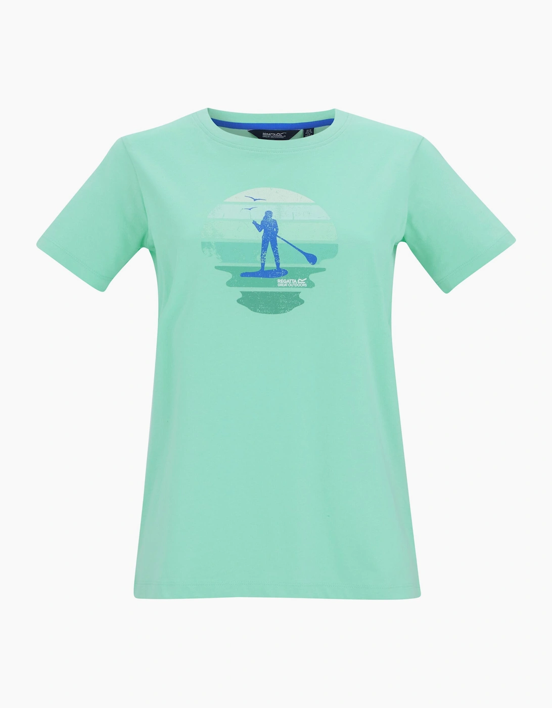 Womens/Ladies Filandra VX Sunset Paddleboard T-Shirt, 6 of 5
