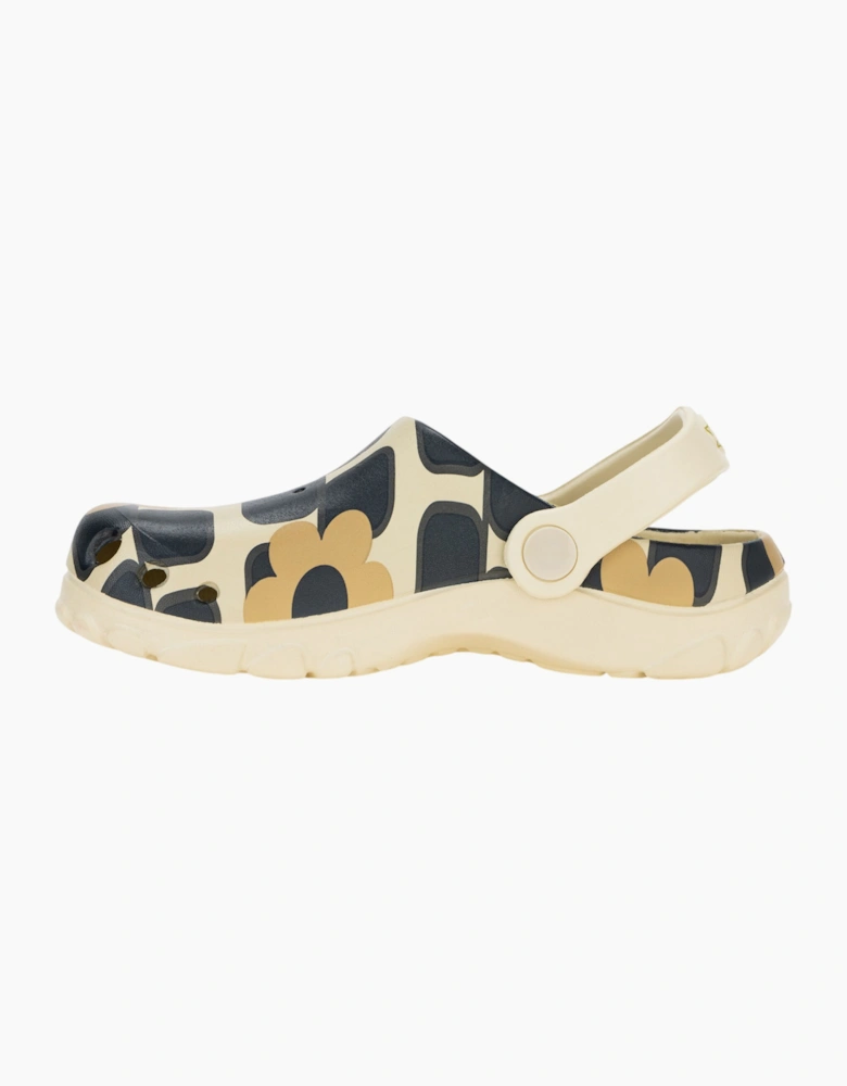Childrens/Kids Orla Kiely Giant Flower Clogs