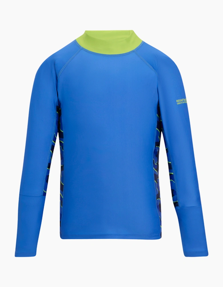 Girls Hoku II Camo Swim Top