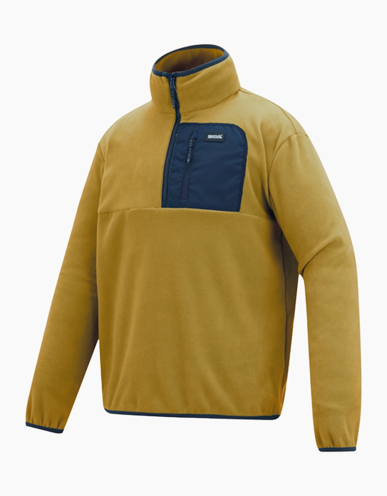 Mens Frankie Half Zip Fleece Top