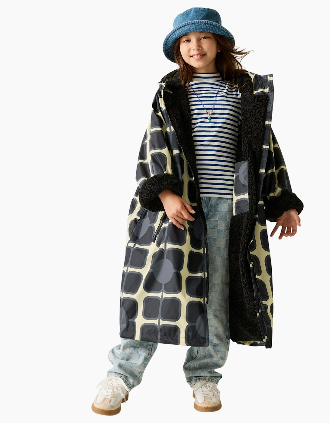 Girls Orla Kiely Poppy Changing Robe