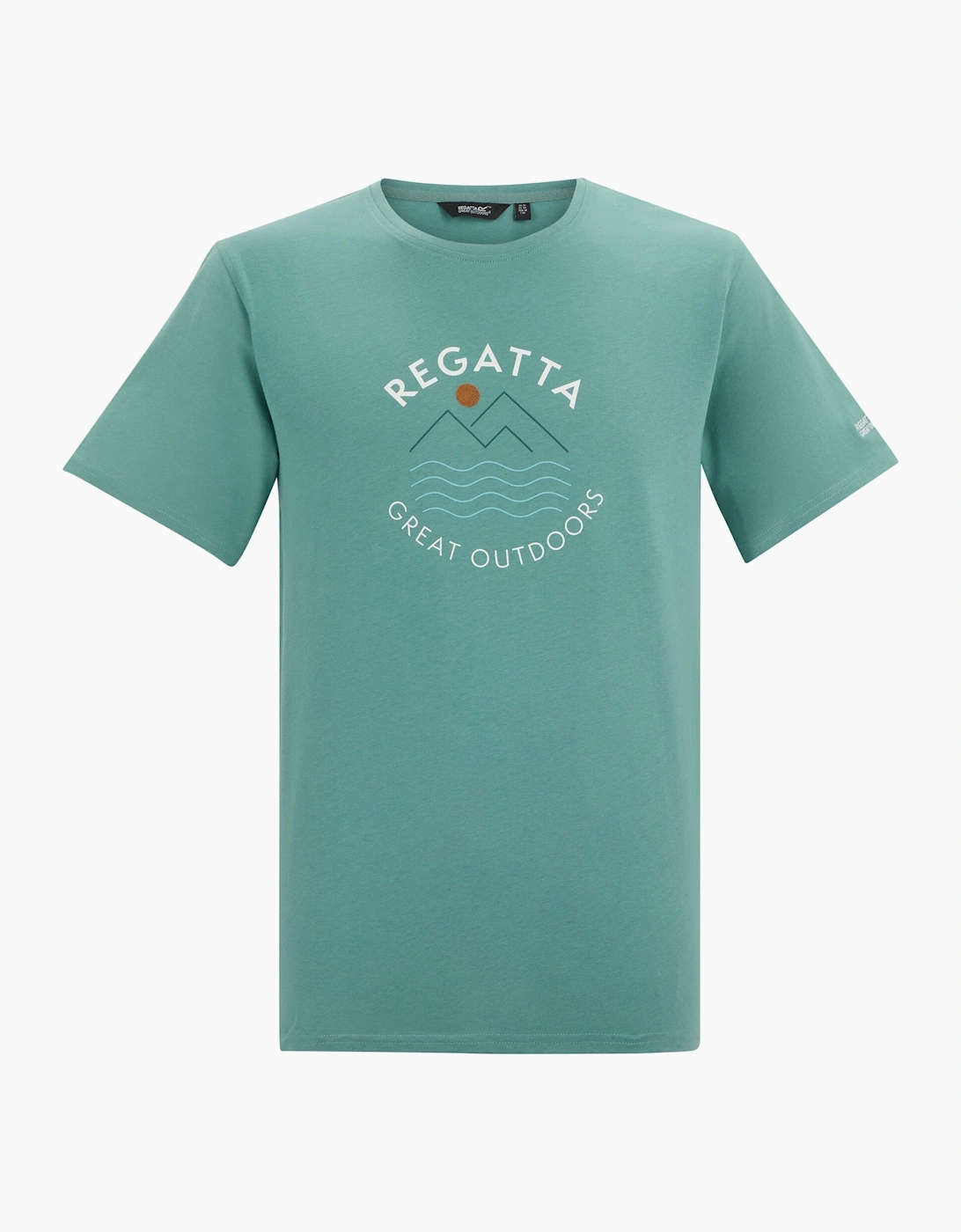 Regatta Men's Regatta Mens Cline IX Wavy Lines T-Shirt - Blue