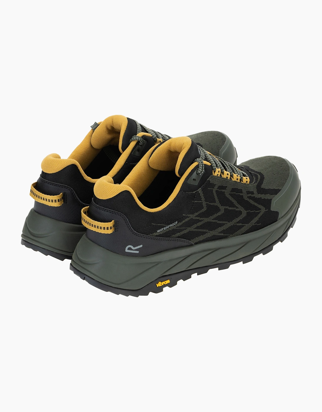 Regatta (7 Uk, Dark Khaki/Wood Brown) Mens Cruize Logo Shoes - Image 3