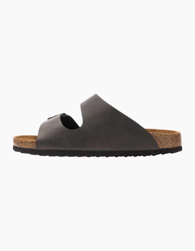 Womens/Ladies Mia Logo Double Strap Sandals