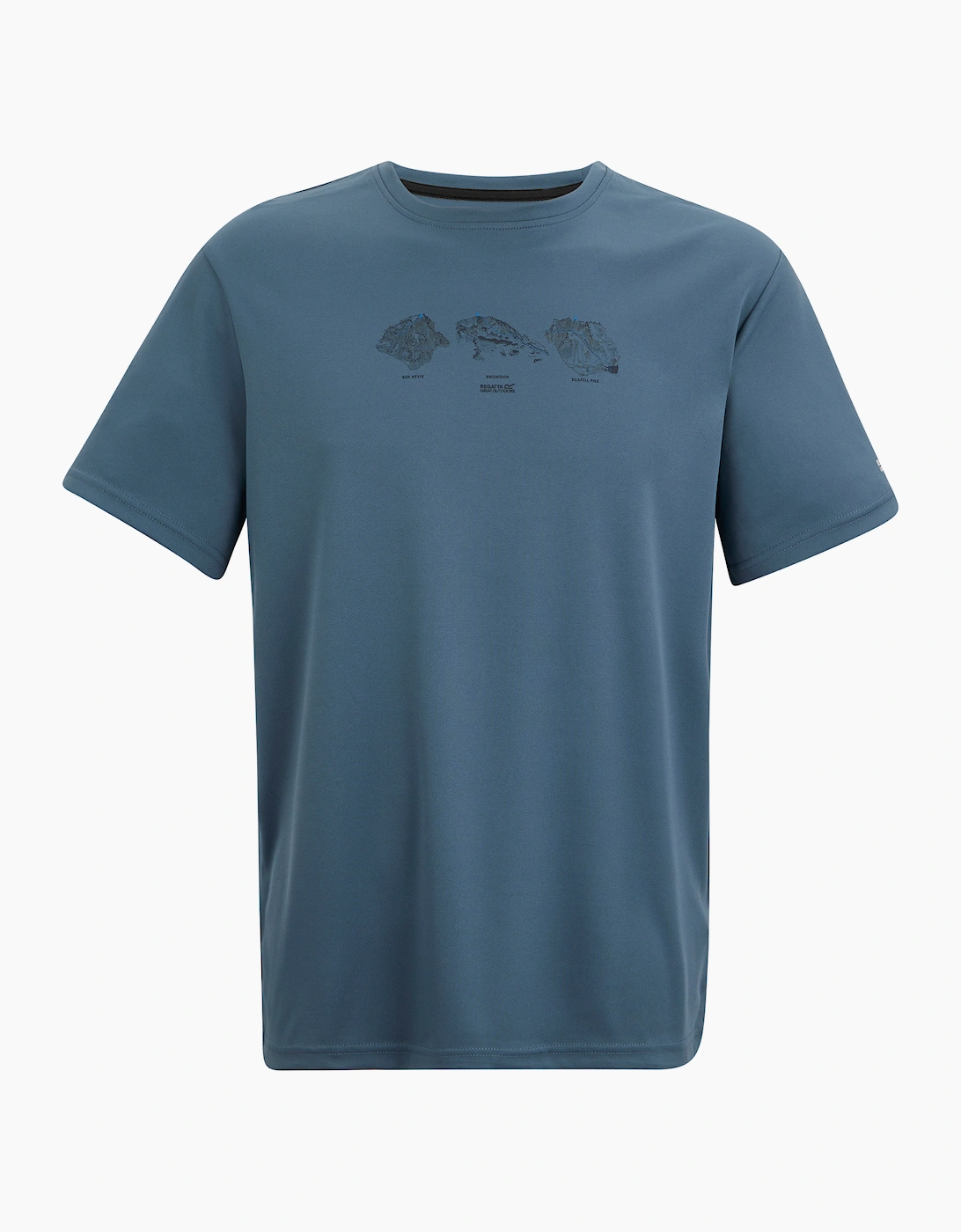 Regatta Men's Blue Fingal Illustration T-Shirt - Size: 46