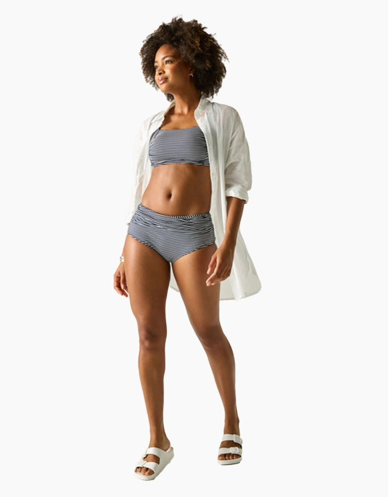 Womens/Ladies Loria Stripe Bikini Top