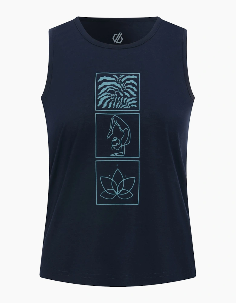 Womens/Ladies Harmonic Mandala Lotus Bamboo Vest Top