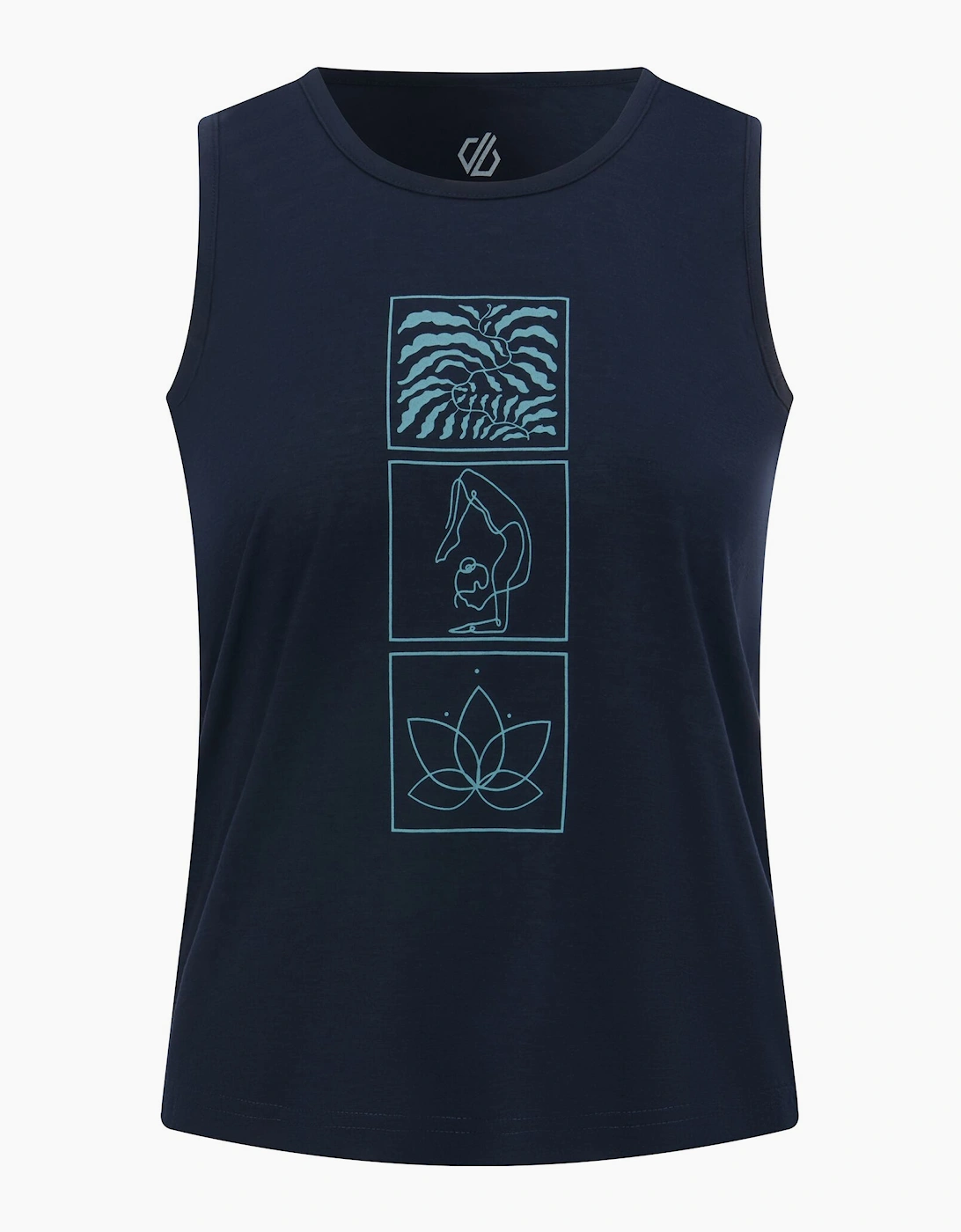 Womens/Ladies Harmonic Mandala Lotus Bamboo Vest Top, 5 of 4