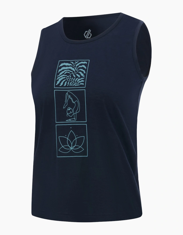 Womens/Ladies Harmonic Mandala Lotus Bamboo Vest Top