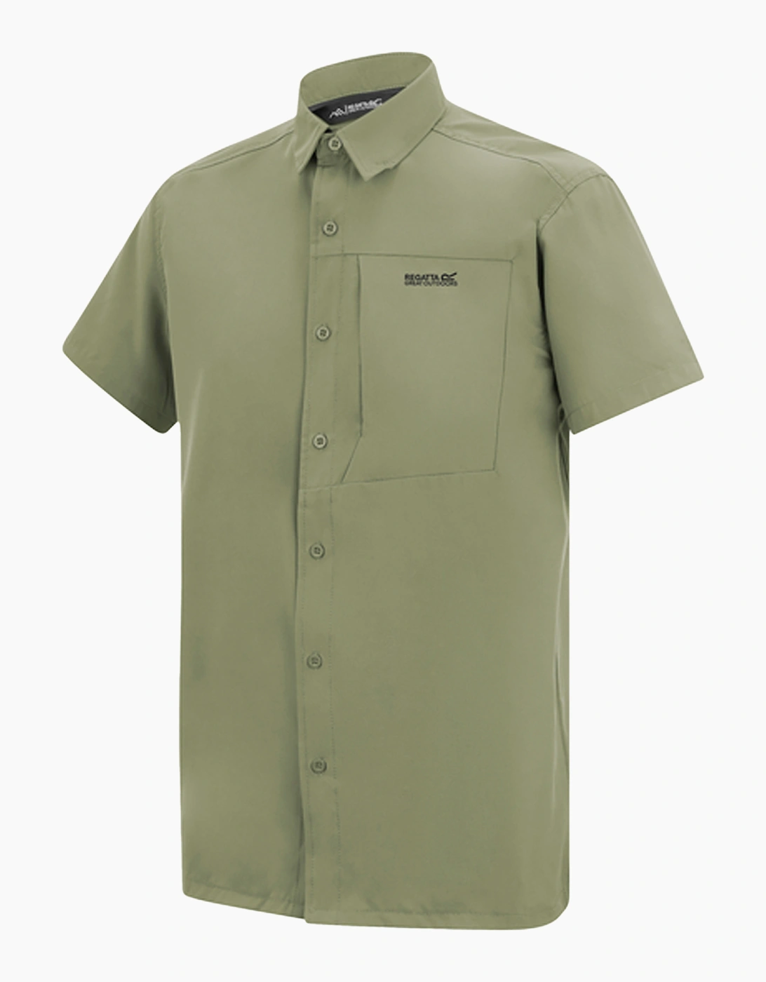 Mens Insect Repellent Short-Sleeved Travel Shirt
