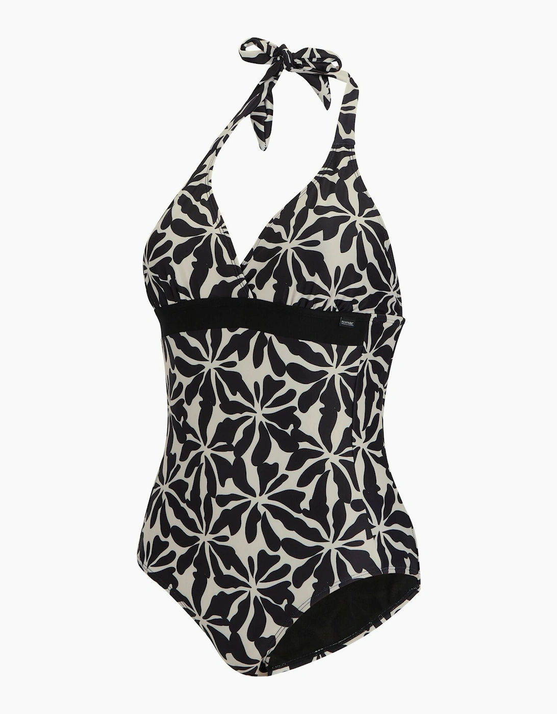 Womens/Ladies Flavia II Abstract Floral One Piece Swimsuit