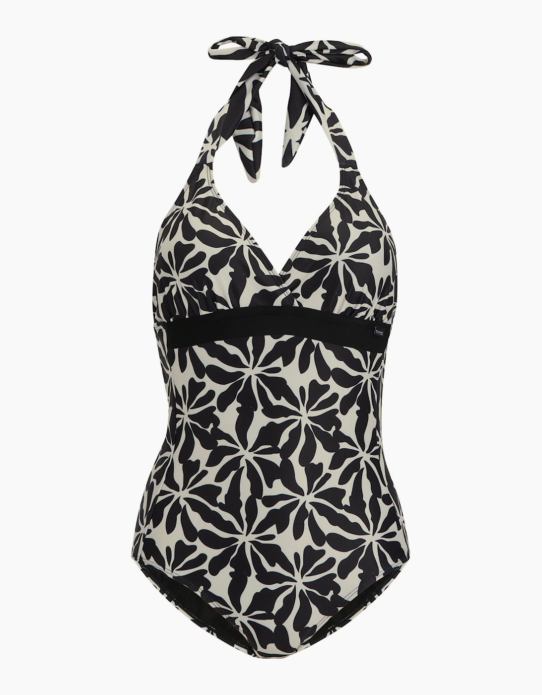 Regatta Women's Regatta Womens/Ladies Flavia II Abstract Floral One Piece Swimsuit - Cream