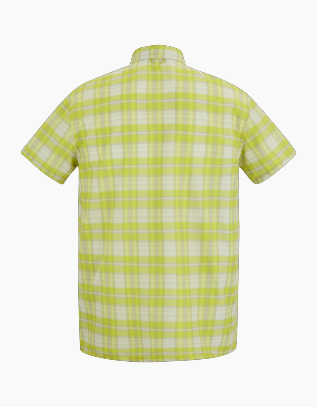 Mens Checked Insect Repellent Short-Sleeved Travel Shirt