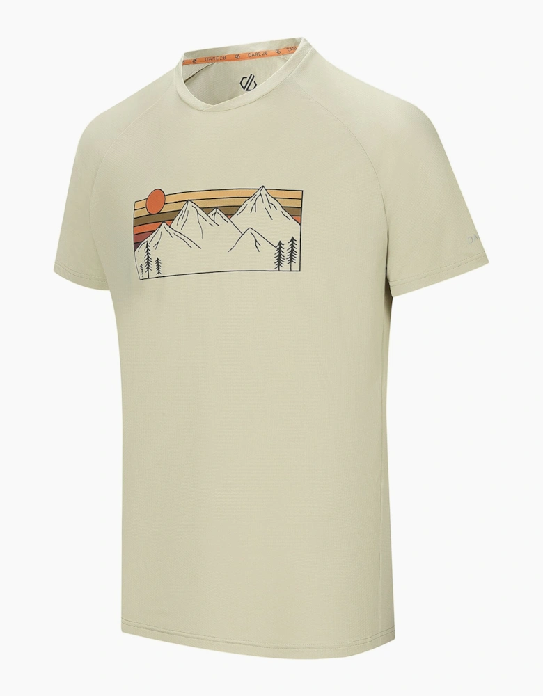 Mens Tech II Mountain Peaks T-Shirt
