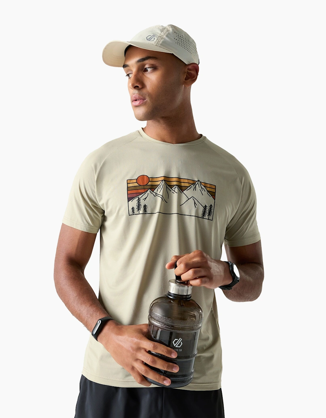 Mens Tech II Mountain Peaks T-Shirt