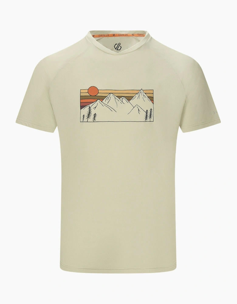Mens Tech II Mountain Peaks T-Shirt