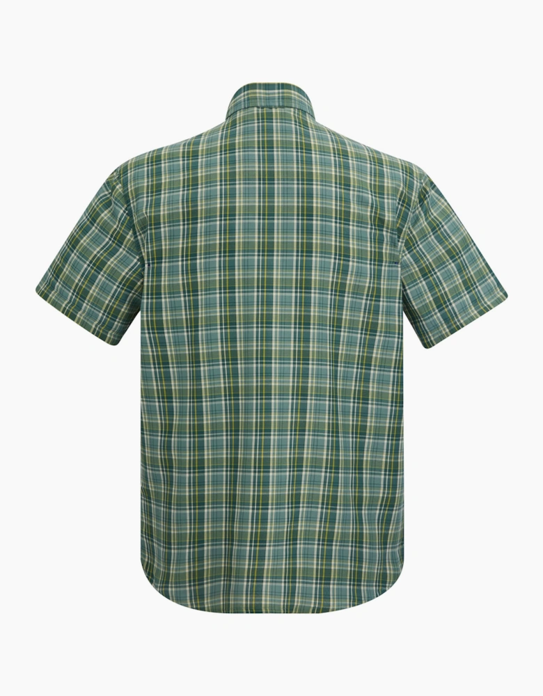 Mens Mindano Multi Check Short-Sleeved Shirt