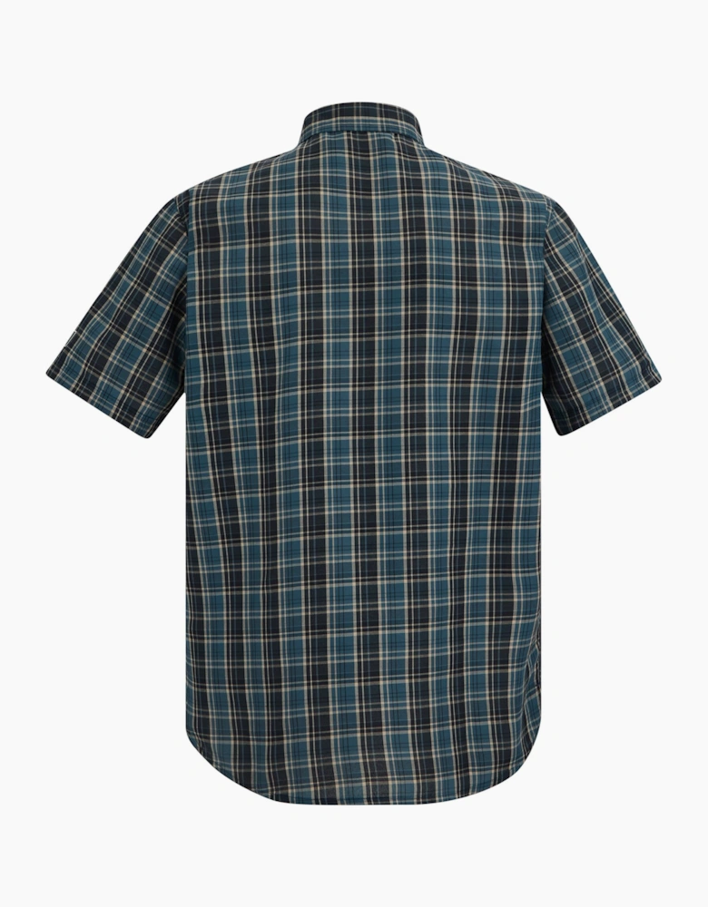 Mens Mindano Multi Check Short-Sleeved Shirt