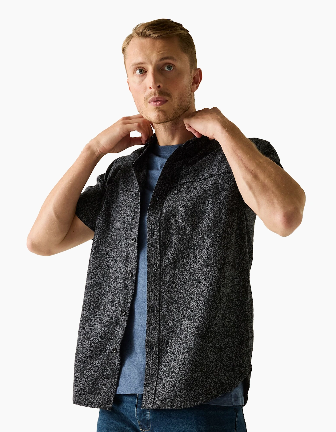 Mens Mindano Textured Shirt