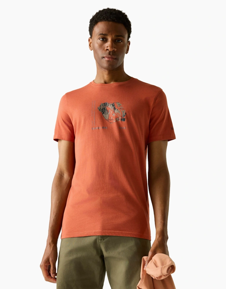 Mens Breezed Mountain Flow T-Shirt