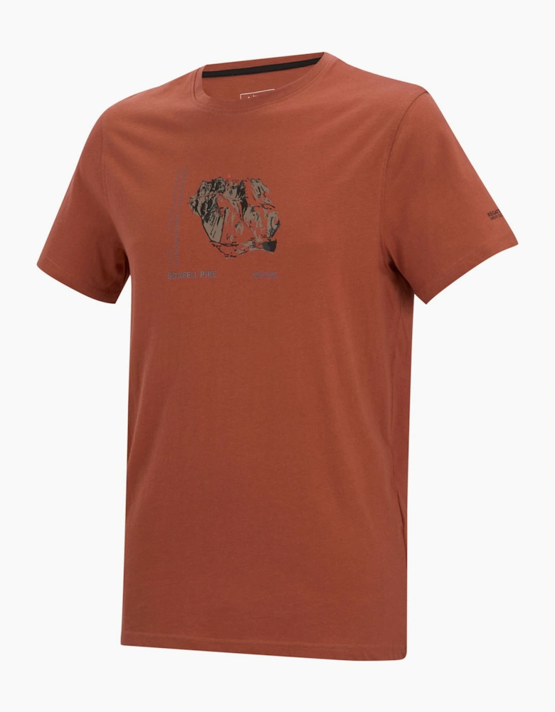 Mens Breezed Mountain Flow T-Shirt