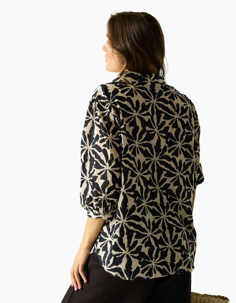 Womens/Ladies Nofino Abstract Floral Shirt