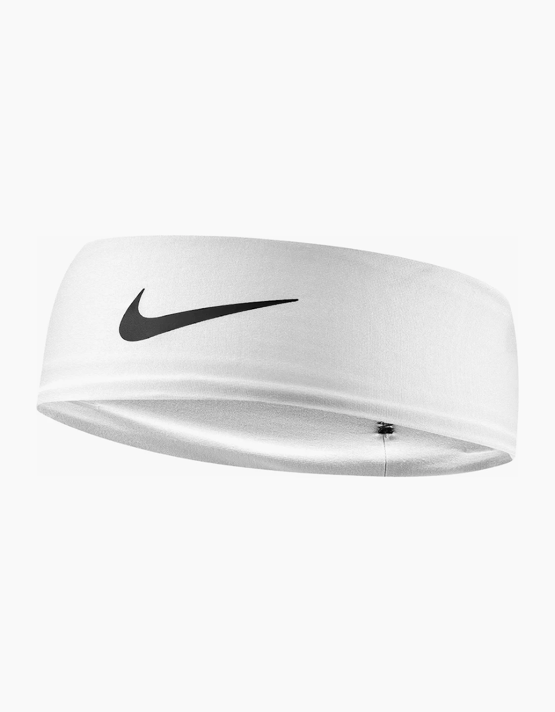 Nike Fury Classic Logo Dri-Fit Headband - White - Size: One size