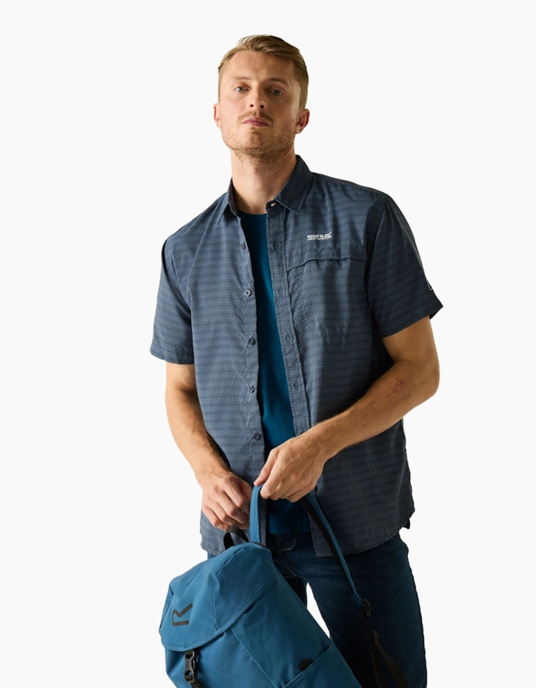 Mens Mindano Triangle Short-Sleeved Shirt