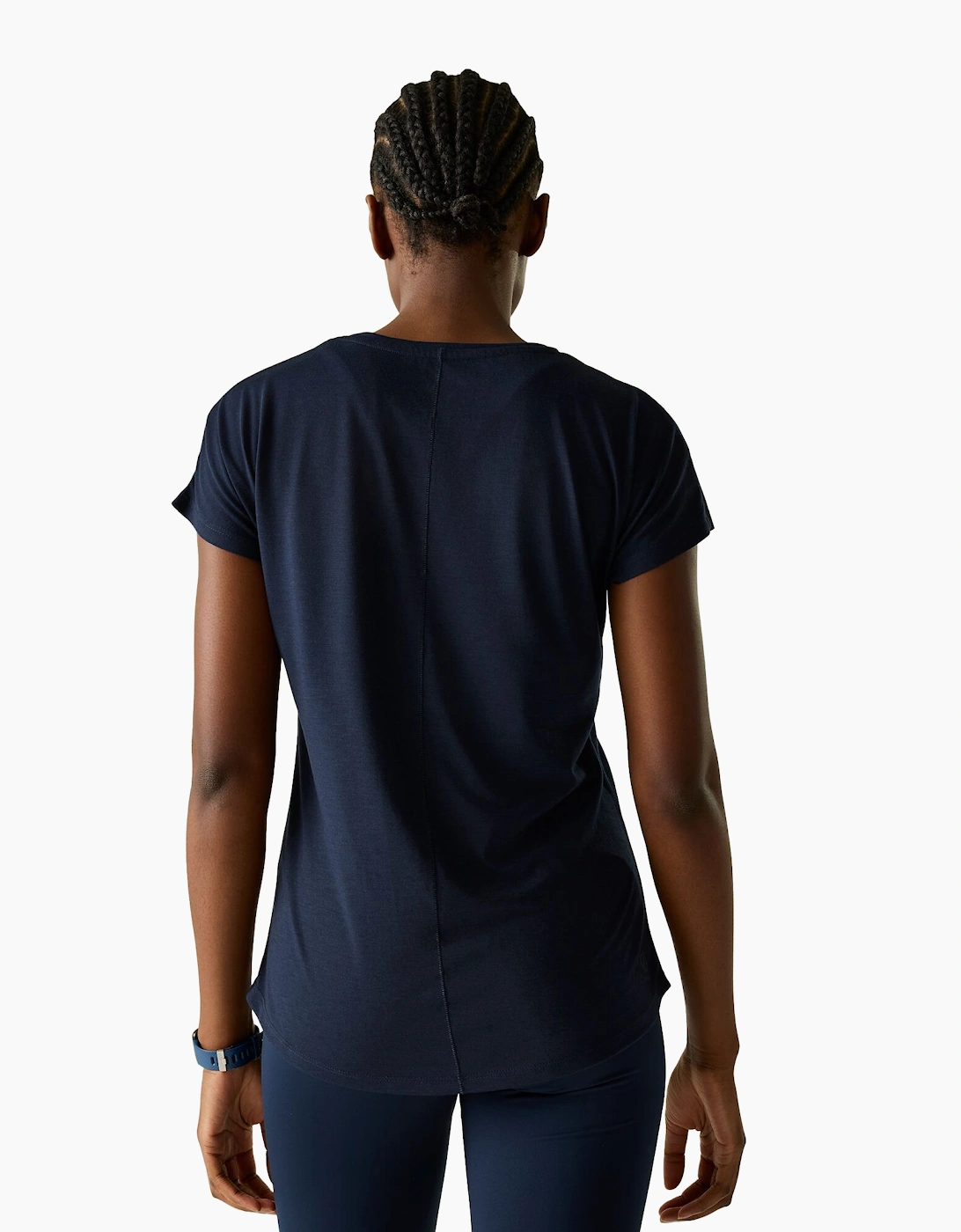 Womens/Ladies Serenity Mountain Scene T-Shirt