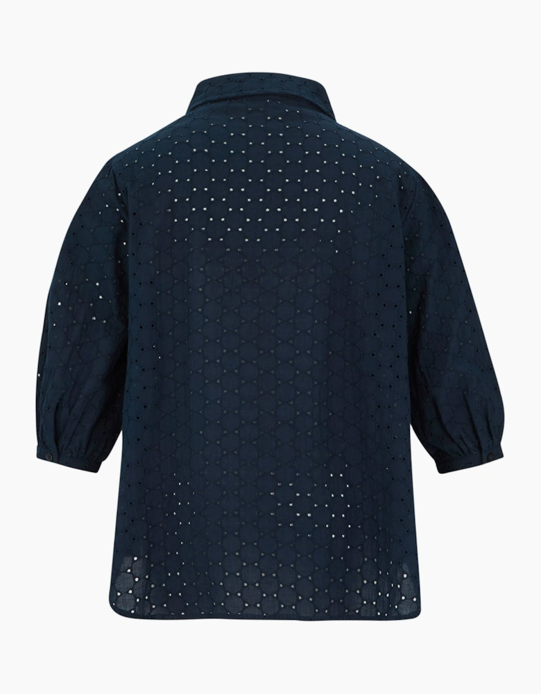 Womens/Ladies Nofino Broderie Shirt