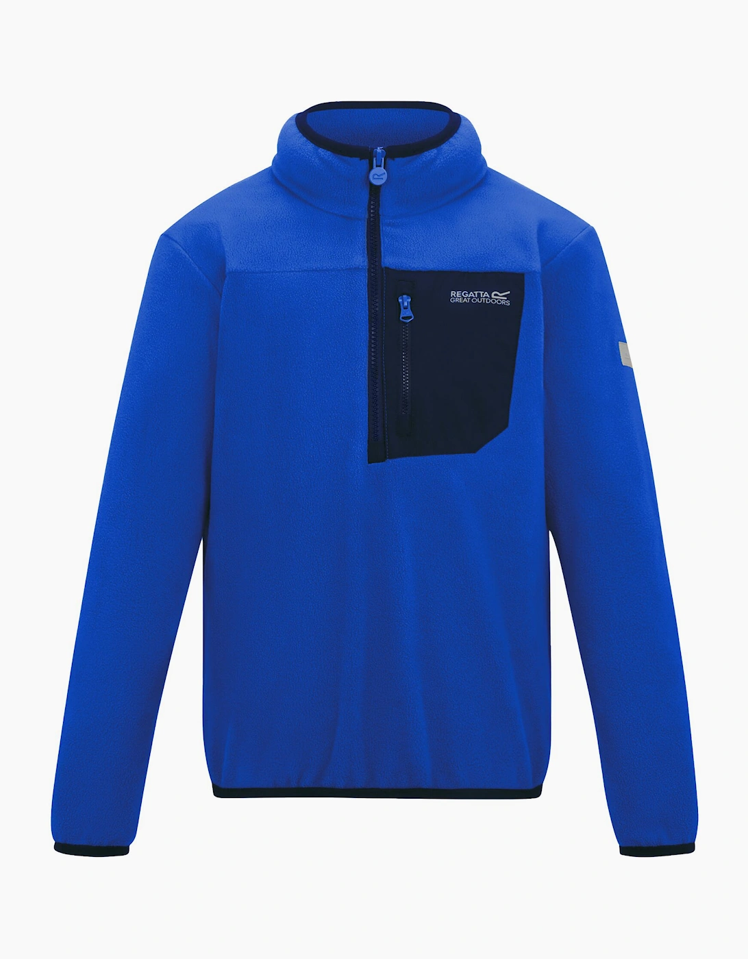 Regatta Boys Blue 'S Childrens/ Frankie Half Zip Fleece Top - Size: 13 Years Kids