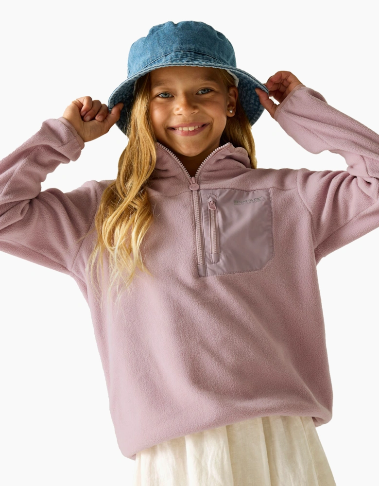 Childrens/Kids Frankie Half Zip Fleece Top